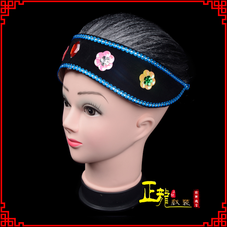 鄂州老旦媒婆穷老太婆假发套 老旦头套