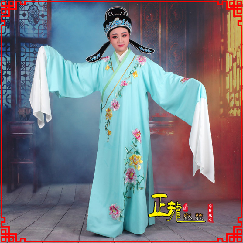 鄂州梁祝小生褶子道袍 吴素英版小生衣